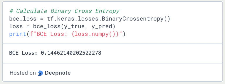 Binary Cross-Entropy