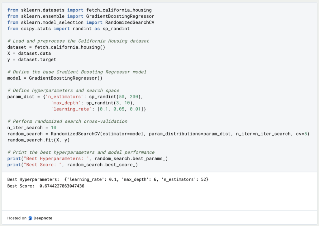 Hyperparameter Tuning