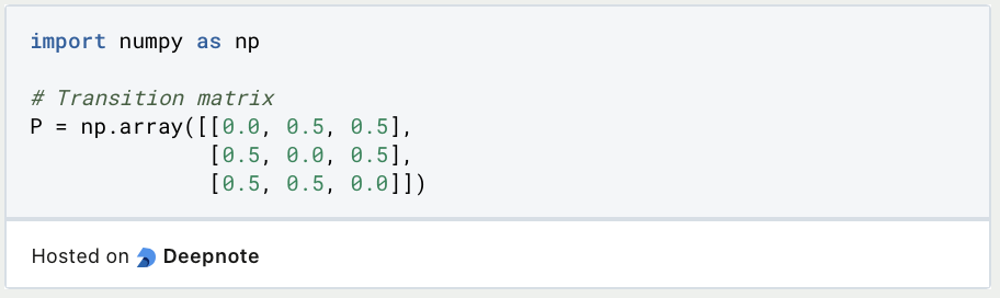 Markov Chain / Markow Kette / Markov Kette