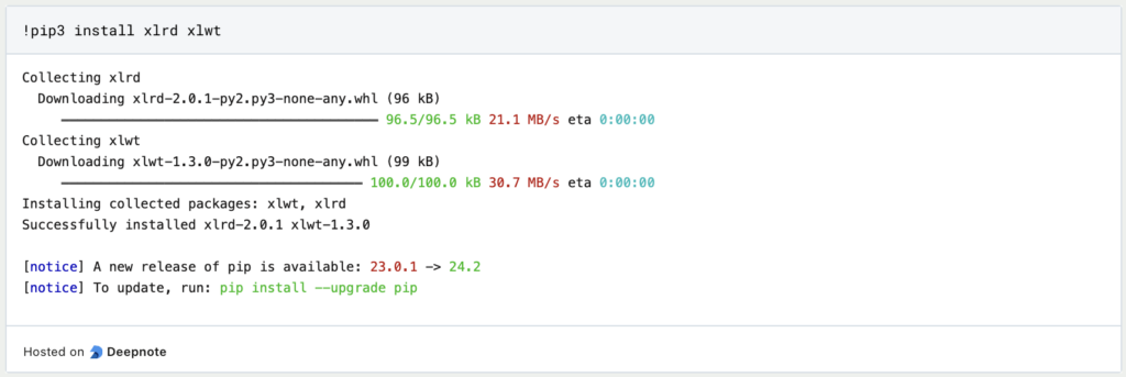 Python Excel