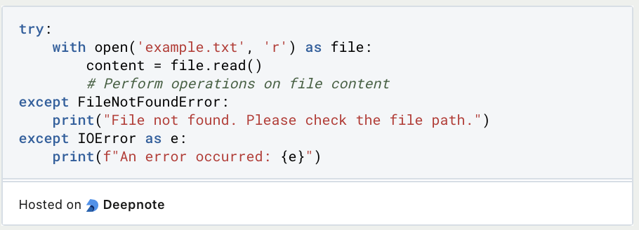 Python File Handling