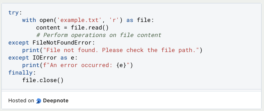 Python File Handling