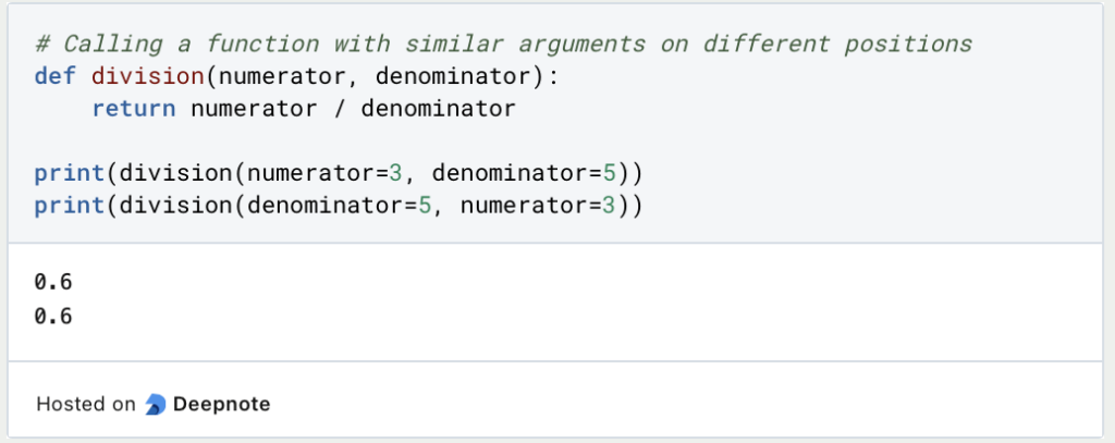 Python Funktionen / Python Functions